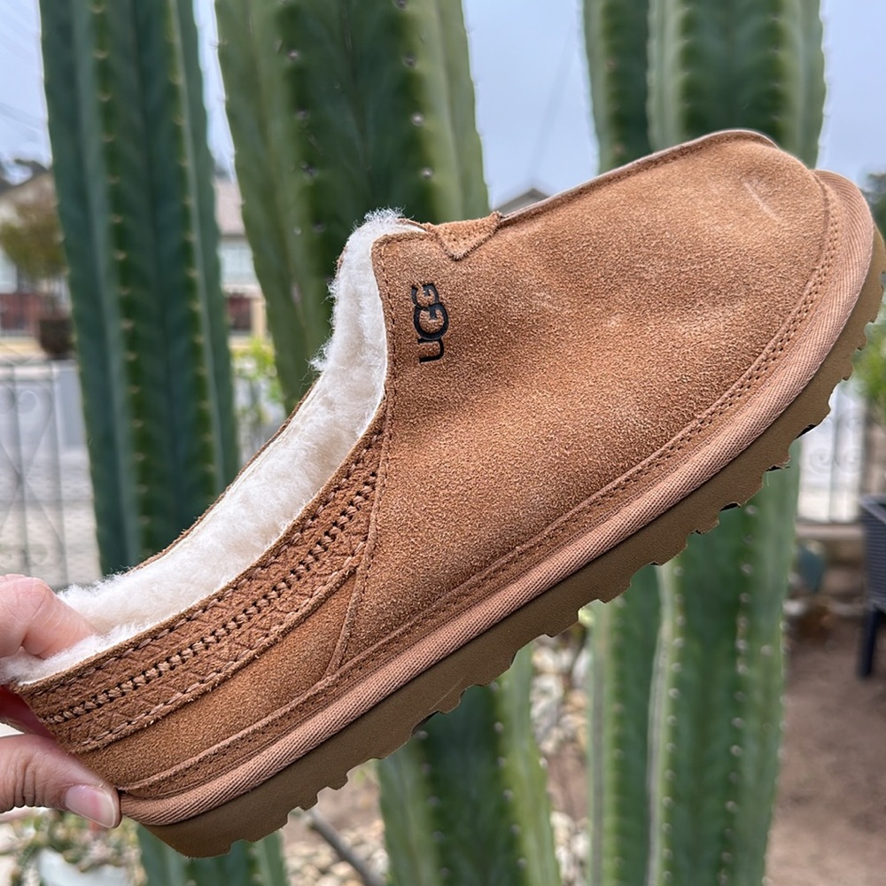Men’s UGG Neuman  Chestnut Slip On Slipper #9